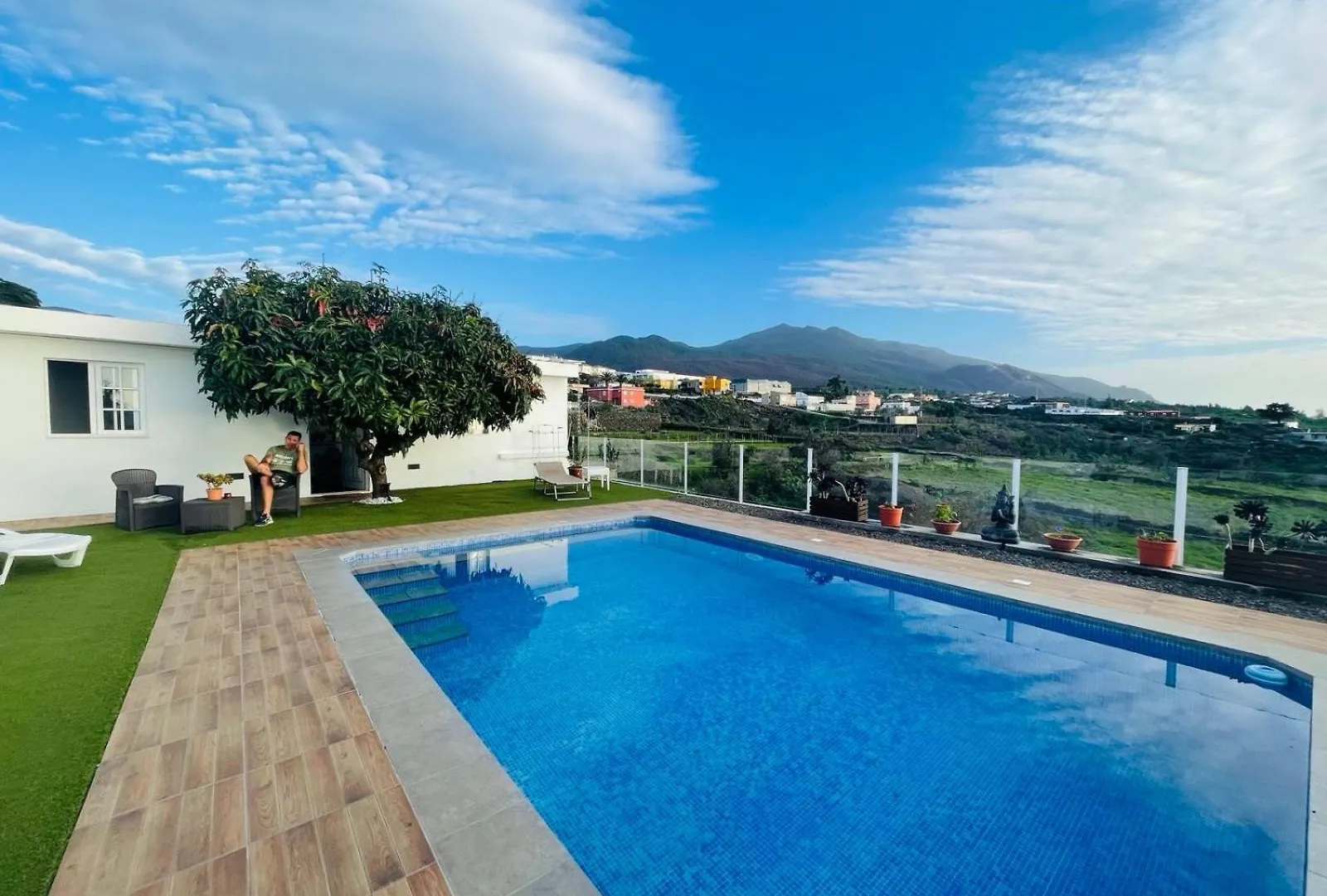 Lejlighed Casa Mango, Con Piscina Y Vistas Al Mar Y Volcan El Paso